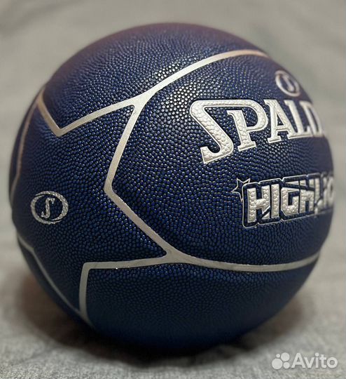 Размер 7. Баскетбольный мяч Spalding Highlight Blu