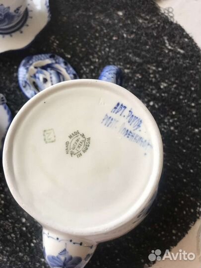 Чайный сервиз гжель