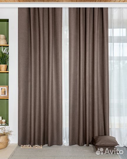 Портьеры блэкаут Массимо шторы готовые и на заказ