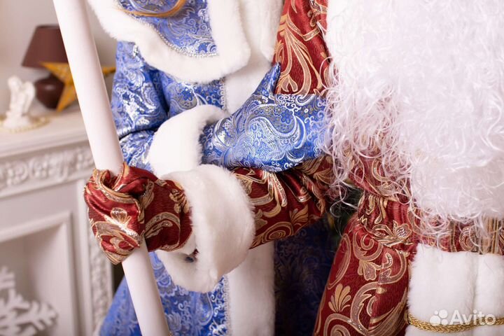 Новый Костюм Снегурочки Зимний узор