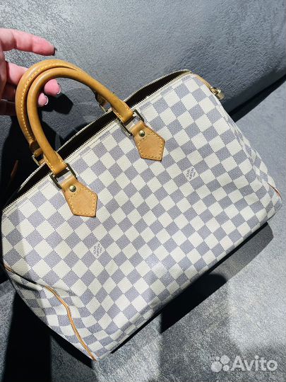 Louis Vuitton speedy 35 damier azur. Оригинал