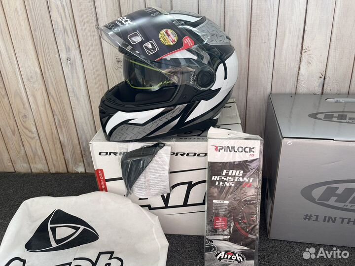 Новый Airoh мотошлем с очками Pinlock S