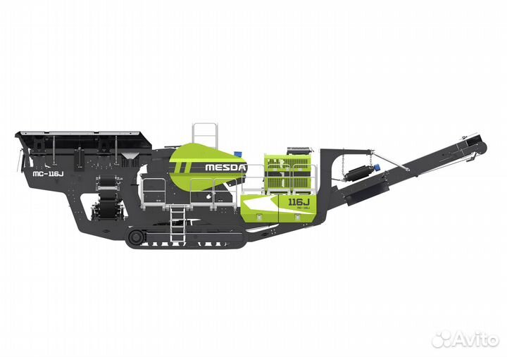 Самоходная щековая дробилка mesda J11E (MC-116J)