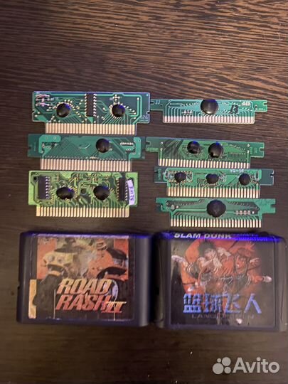 Картриджи sega и платки dendy