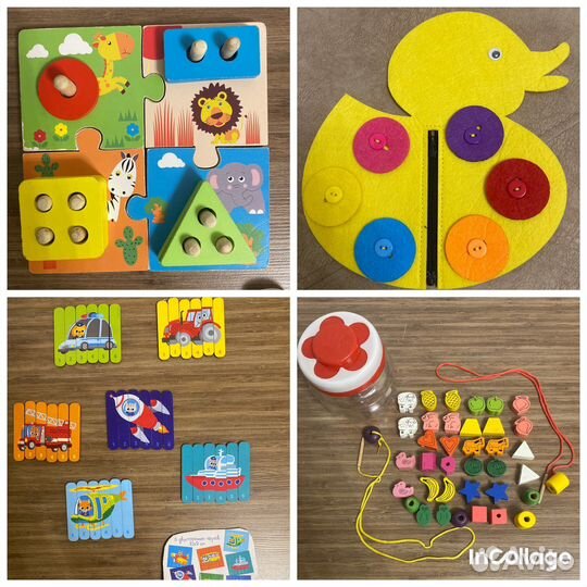 Развивающие игрушки пакетом