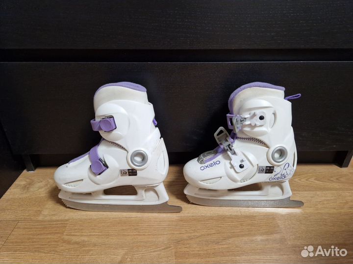 Коньки детские, раздвижные (28-30 размер)