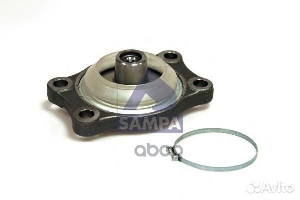 Р/к V-обр. реакт. тяги (мрп) площадка+хомут iveco