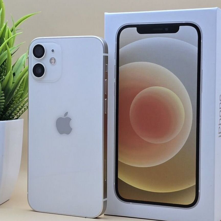 Купить 📱 мобильный телефон, смартфон Apple iPhone 12 mini белого