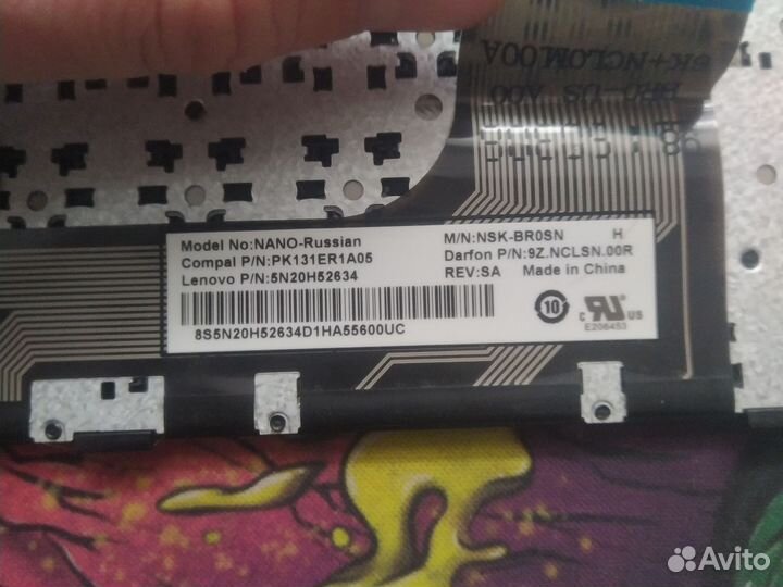 Клавиатура для ноутбука lenovo