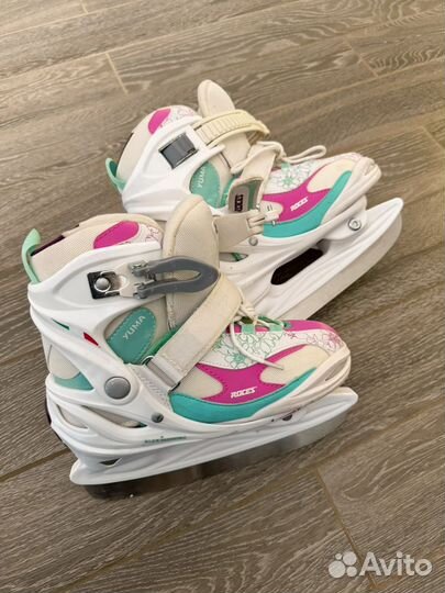 Фигурные коньки Roces раздвижные р. 30-35