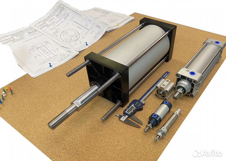 Пневмоцилиндр Festo dsbg-80-1000-PPV-A (аналог)