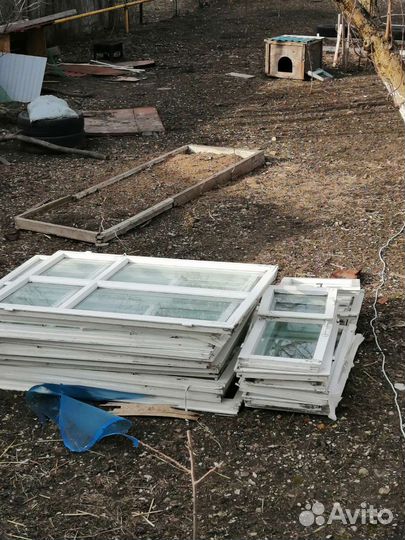 Рамы оконные остекленные