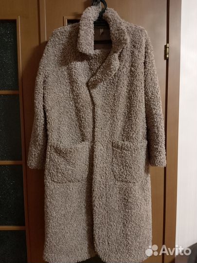 Искусственная шуба длинная тедди