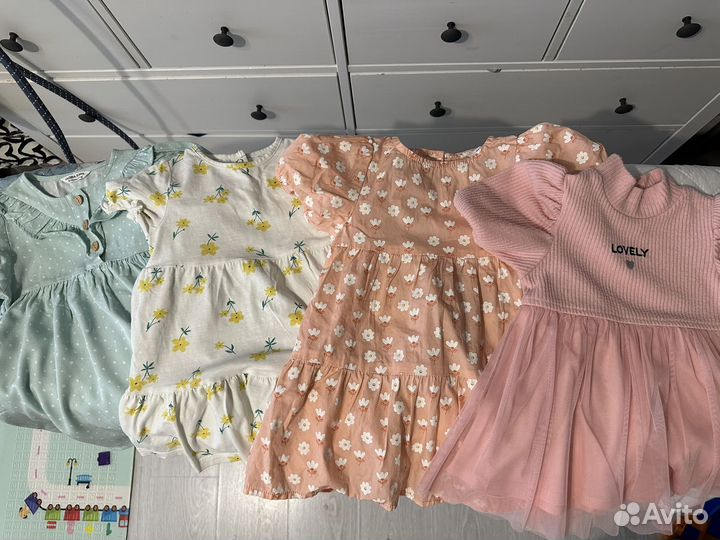 Детские вещи для девочки 80, 86, 92