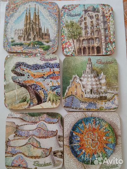 Пробковые подставки под бокалы. Испания