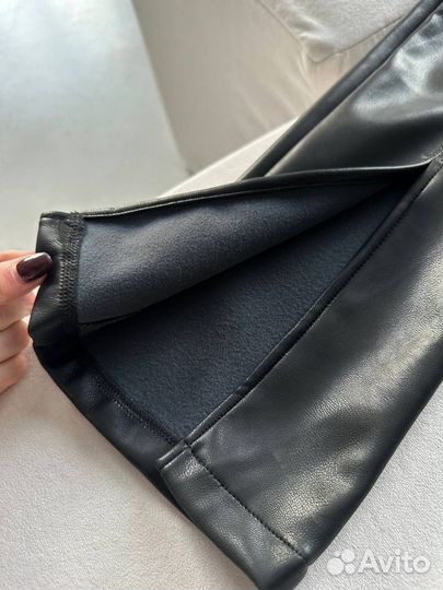 Кожаные брюки loro piano