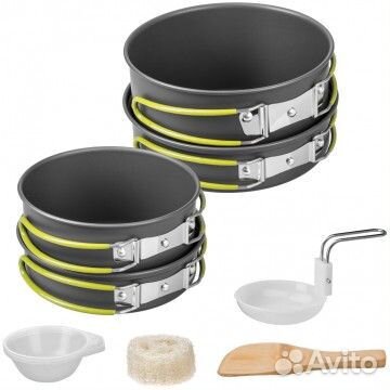 Набор походной посуды для автокемпинга helios