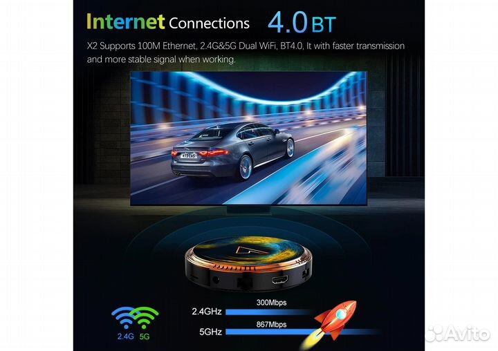 Smart tv приставка Vontar X2 4/32 под ключ
