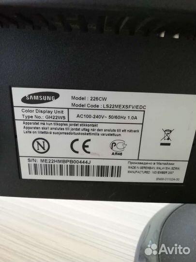 Монитор LG Samsung Acer