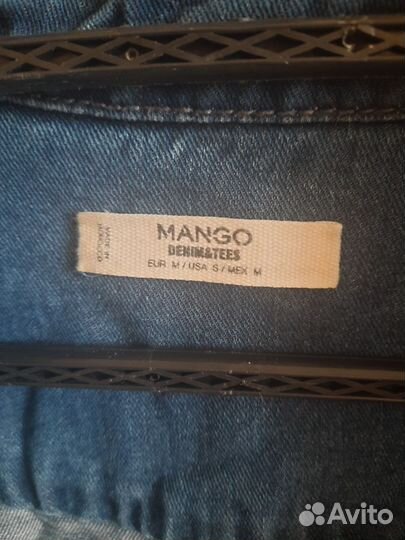 Комбинезон из джинсы с шортами Mango 44 размера