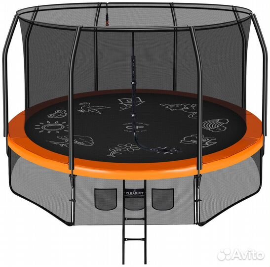Батут Clear Fit FamilyHop 14ft