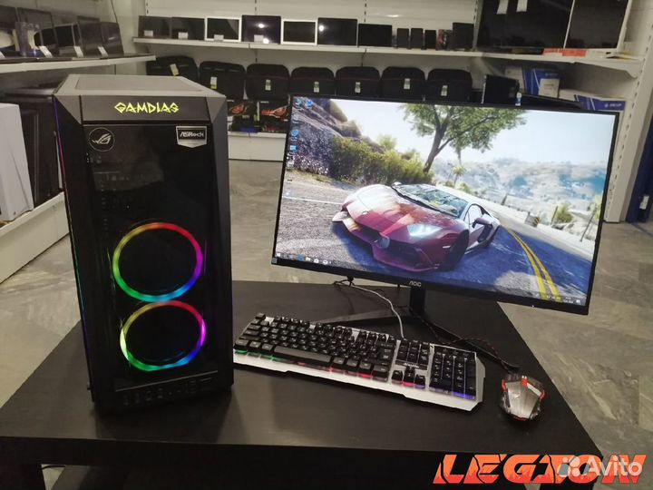 Игровой Монстр I5 9600K 6 Ядер GTX 1070 Strix 8 GB