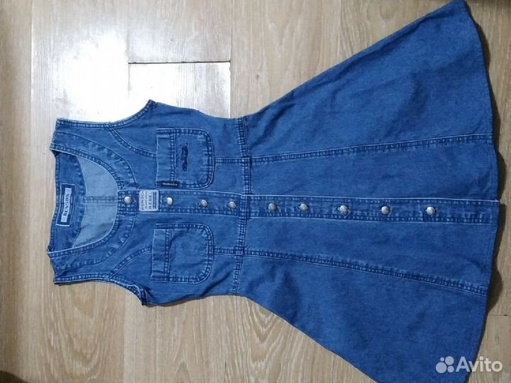 Сарафан джинсовый