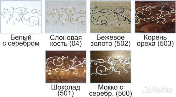 Карниз двухрядный пластик Галант Флёр 200 см