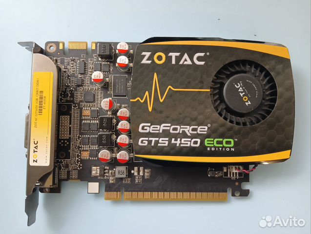 Видеокарта zotac gts 450 eco 1gb купить в Туле | Электроника | Авито