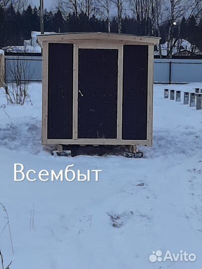 Бытовка металлическая с выбором окон