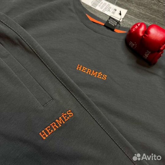 Летний спортивный костюм с шортами Hermes (46-56)