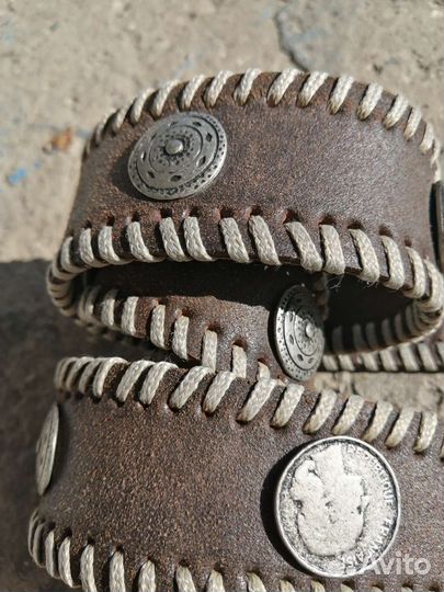 Кожаный ремень ручной работы