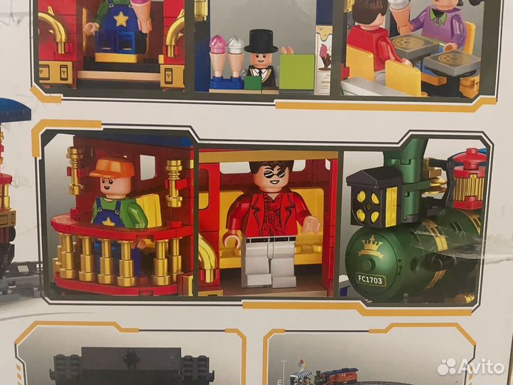 Конструктор Экскурсионный Ретро поезд 1703