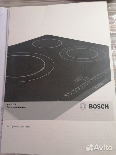 Варочная панель электрическая bosch