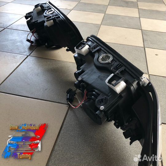 Фары bmw e39 ангельские глазки рыжие