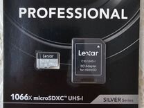 Карта памяти Lexar Professional microsdxc 256 gb