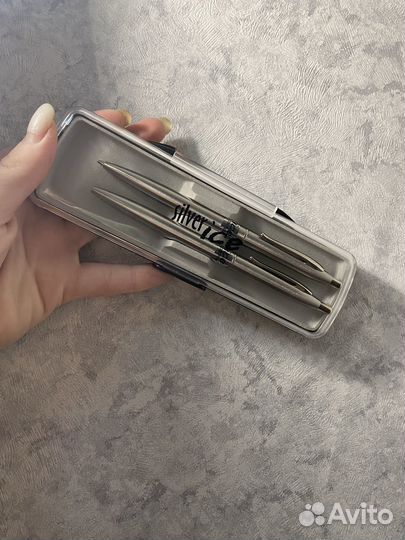 Подарочный набор silver ICE (ручка+карандаш)