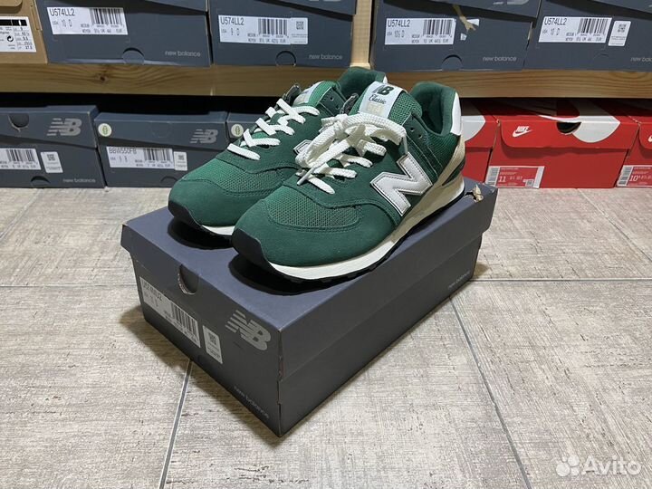 Кроссовки New Balance 574 Green White (EU41,5-45)