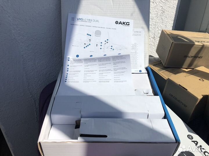 Радиомикрофон AKG WMS40 Mini dual