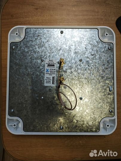 Антенна petra BB mimo 2x2 unibox с MikroTik RBM11G