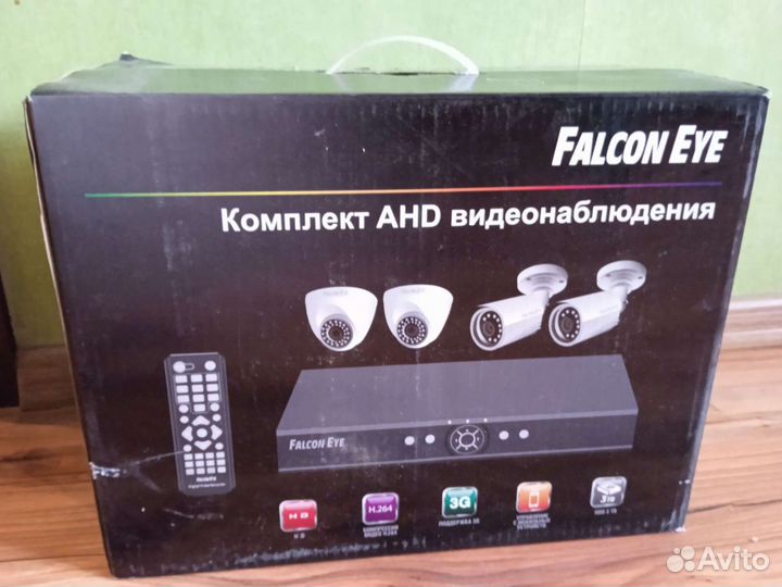 Комплект видеонаблюдения на 4 камеры