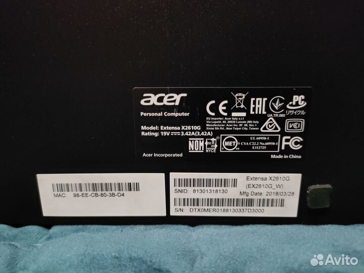 Пк Celeron J3060 + 4GB + SSD + HDD