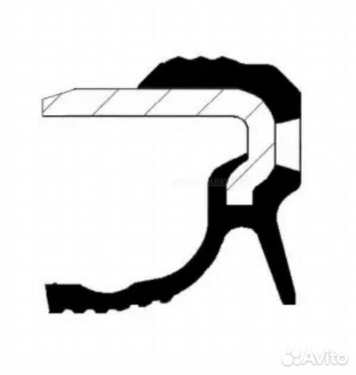 Corteco 19036715B Сальник коленчатого вала