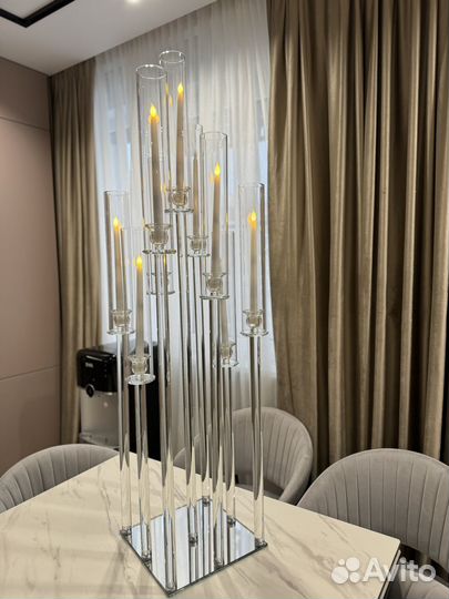 Подсвечники и канделябры, свадебный декор