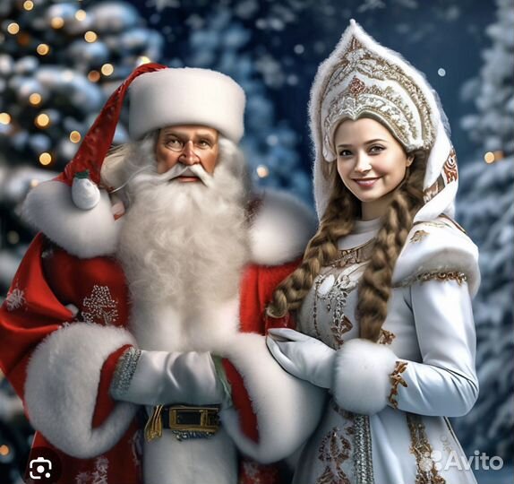 Дед мороз и снегурочка на дом