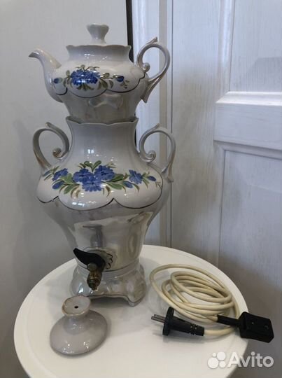 Самовар фарфоровый