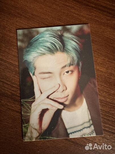 Карта (открытка) Намджун of BTS музей hybe