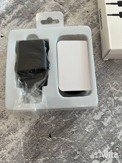 Быстрая зарядка Samsung 25w с кабелем Type-C