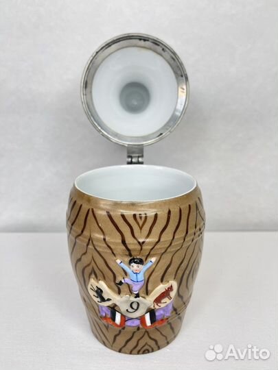 Антикварная фарфоровая кружка 