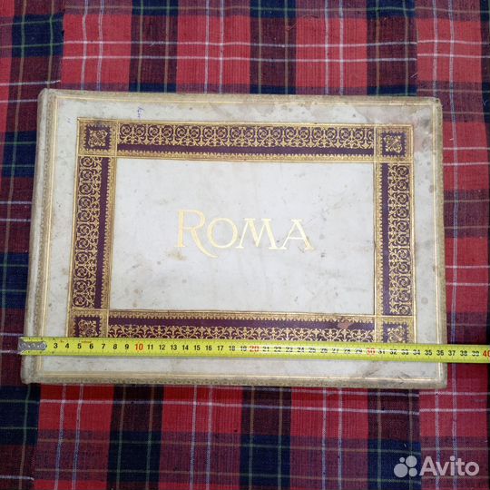 Книга Альбом Иллюстрации Рим Roma До 1917 г